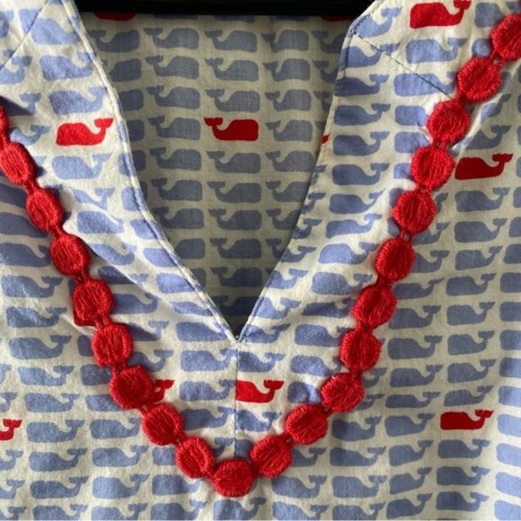 Vineyard Vines Girl's Whale Print Tunic/Beach Coverup Size‎ L 14 - Picture 3 of 7